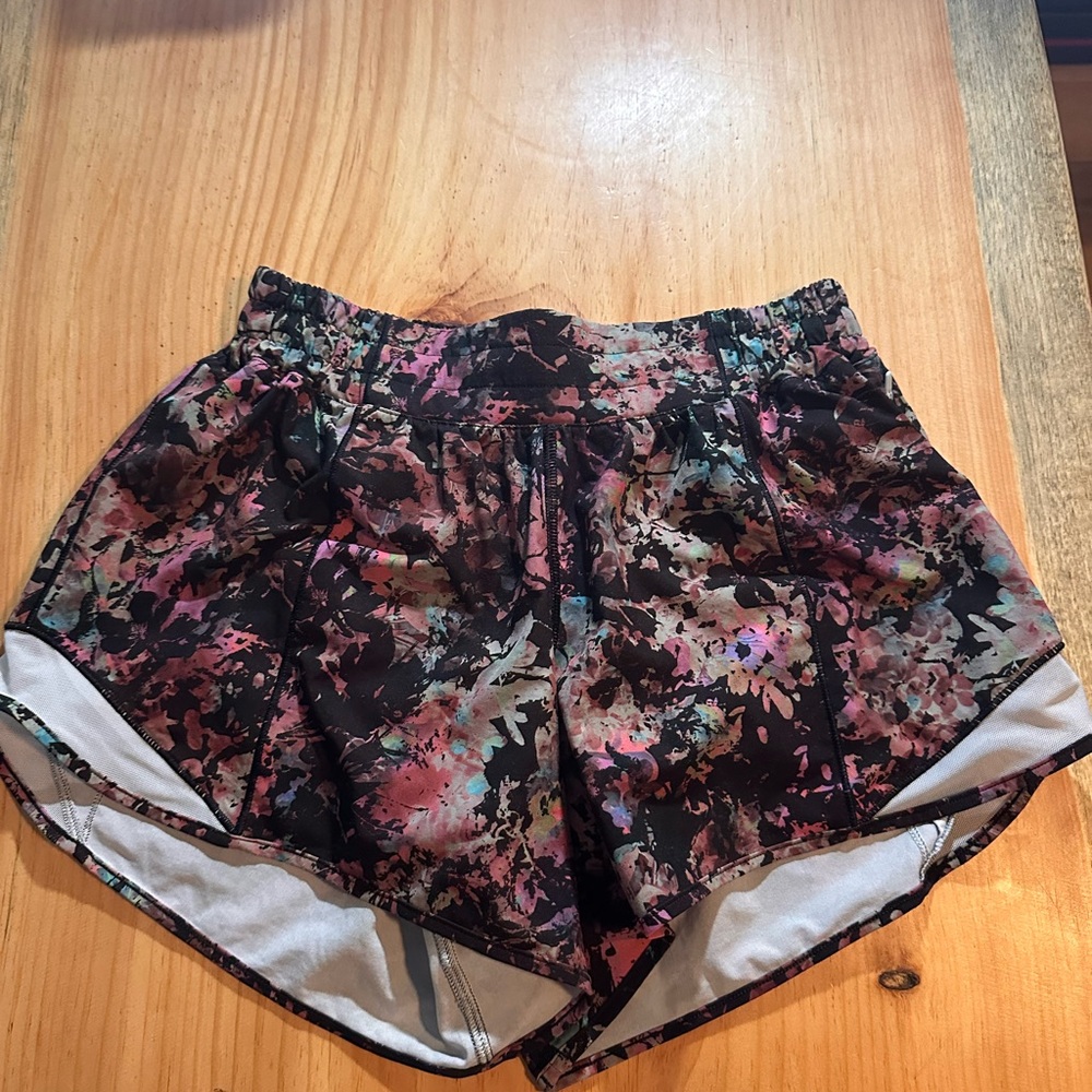 lululemon athletica Multicolor Floral Athletic Shorts